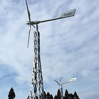 小型風力発電用支柱