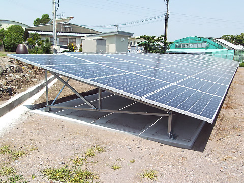 太陽電池モジュール架台