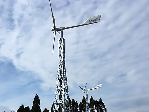 小型風力発電用支柱