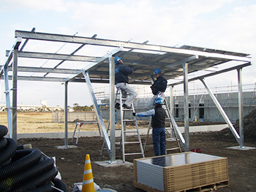 駐車場タイプ太陽光架台